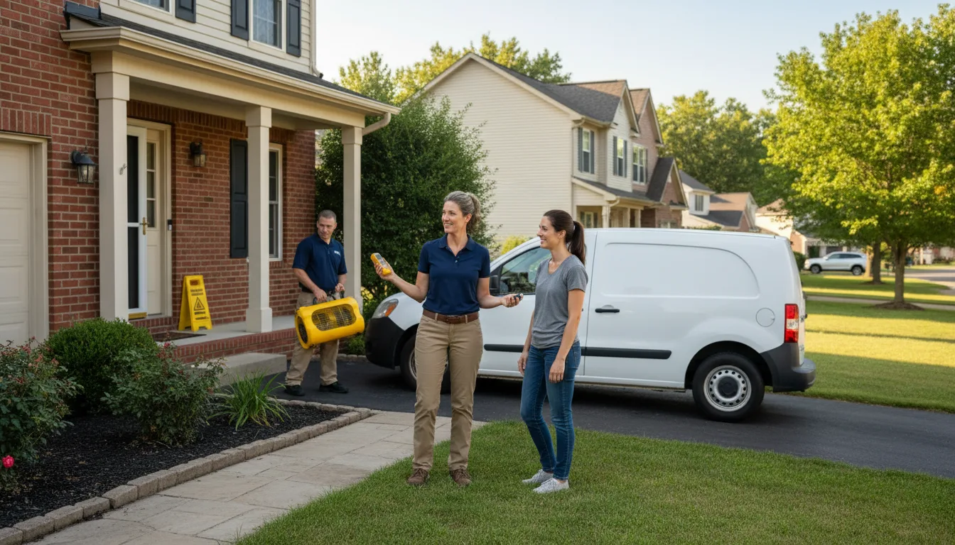 Water restoration image for Emergency Water Extraction & Cleanup in Newcomerstown, OH